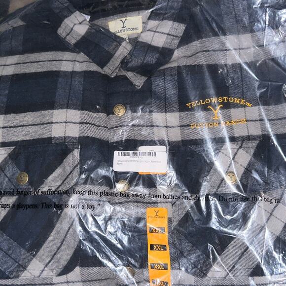 Yellowstone Flannel Shirt Men’s 2xl - Picture 1 of 1
